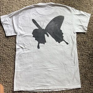 Post Malone Twelve Carat Tour VIP Butterfly Graphic T Shirt medium
